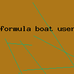 formula boat user manual