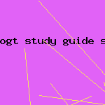 ogt study guide science