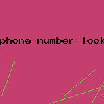 phone number look up